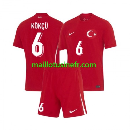 Maillot de Foot Turquie Orkun Kokcu 6 Extérieur UEFA EURO 2024 - Enfant Maillot de Foot Turquie Orkun Kokcu 6 Extérieur UEFA EURO 2024 - Enfant